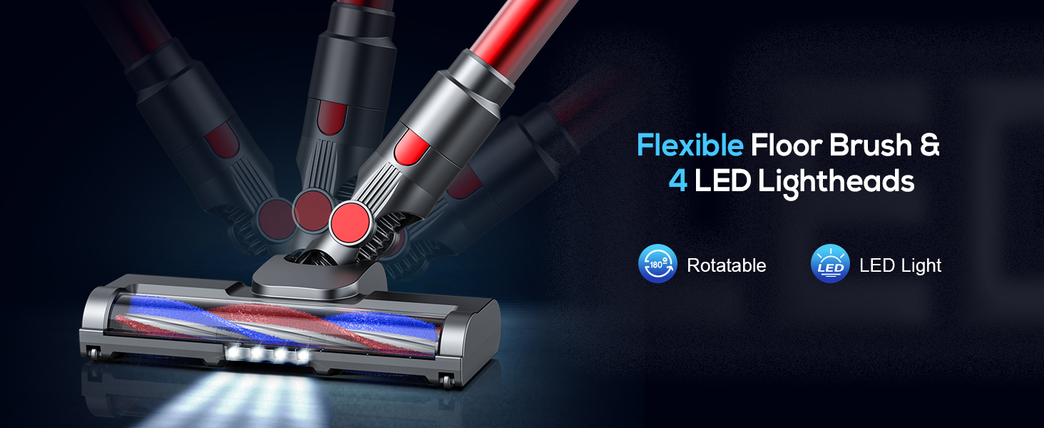 Portable with Powerful Motor Efficient Suction Cordless handheld vacuum powerful suction