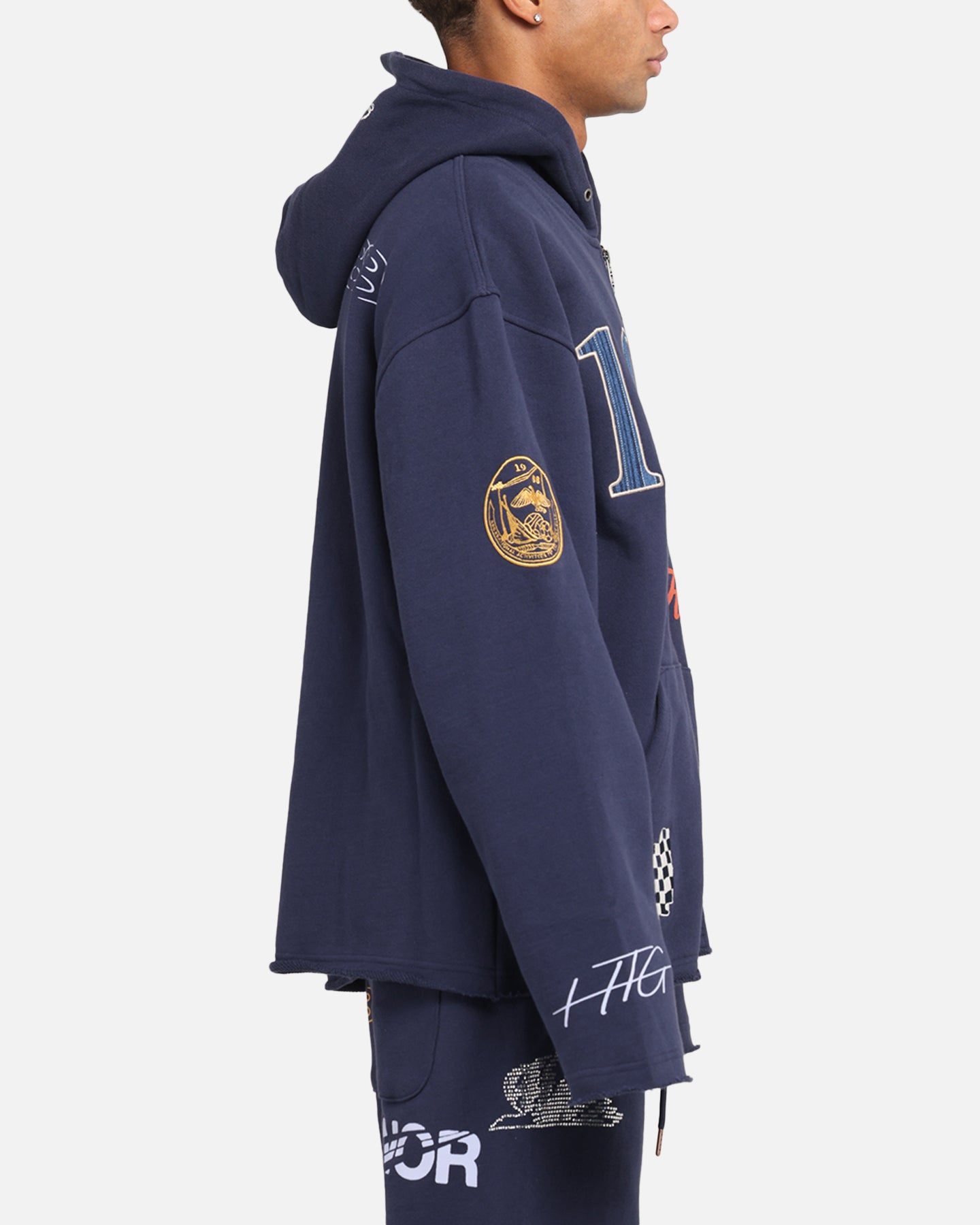 Honor The Gift 1988 Full Zip Hoodie Navy、mySite、zt4zffjzw