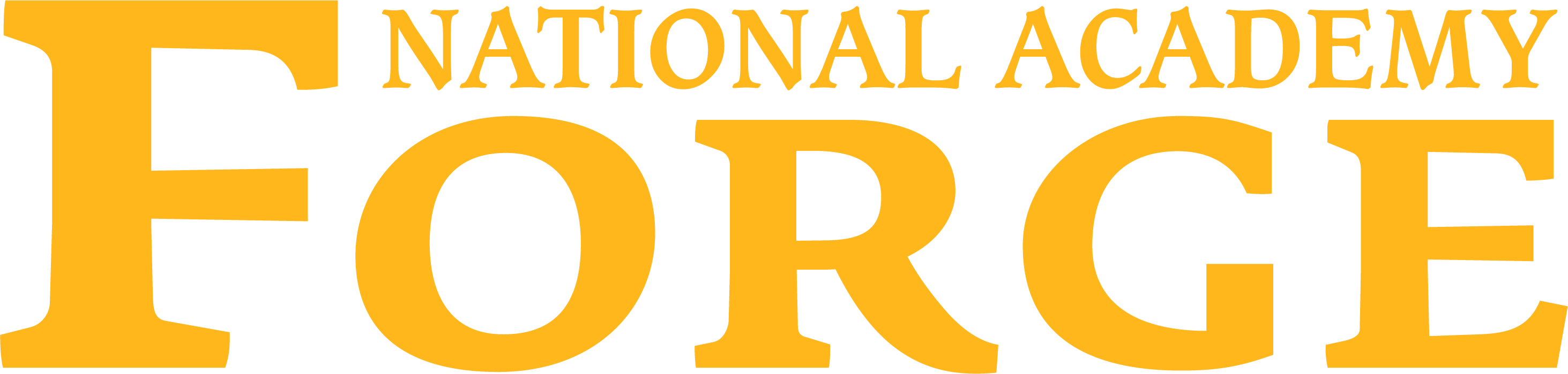 FORGE NA CC Logo 9in Gold、mySite、noshort