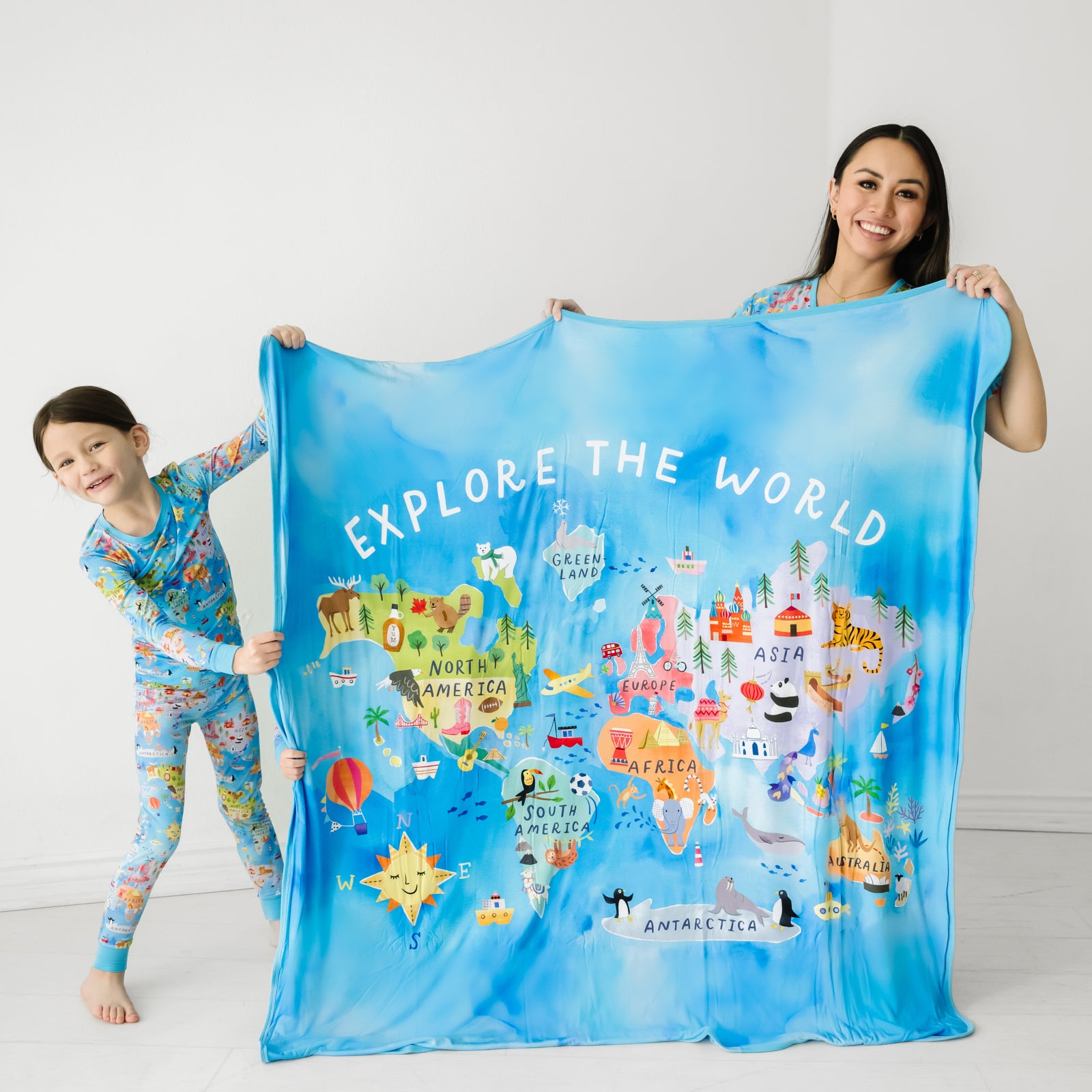  Around The World Large Cloud Blanket®、mySite、layawaytickets