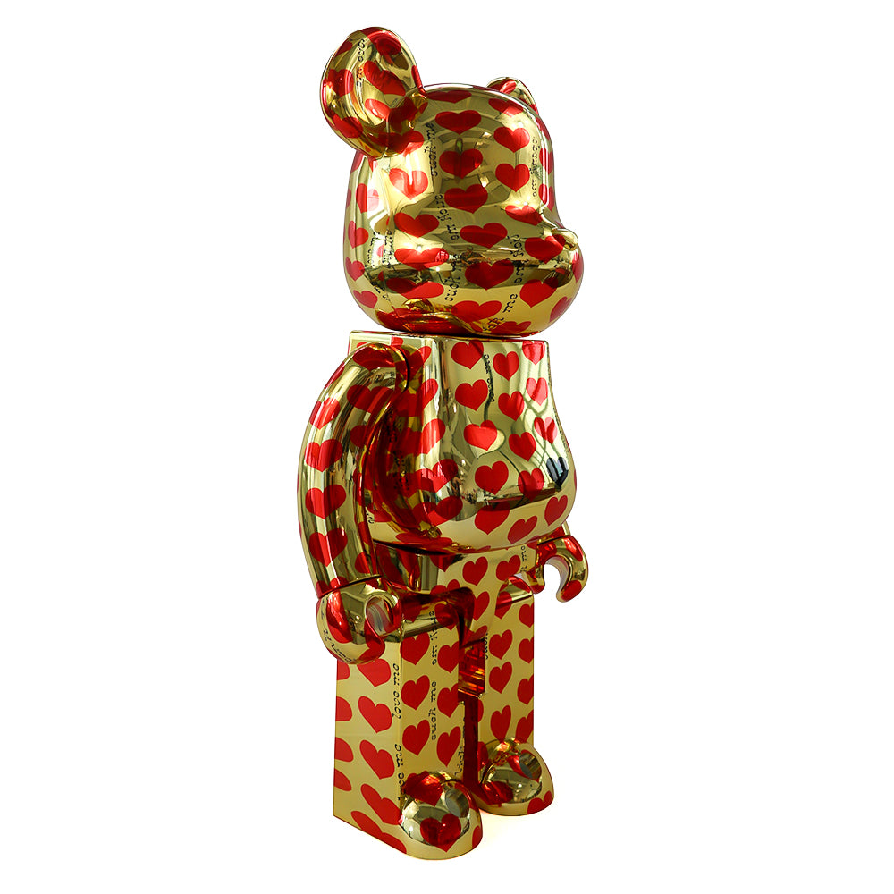  1000% Bearbrick Gold Heart、mySite、greenlandpopulation