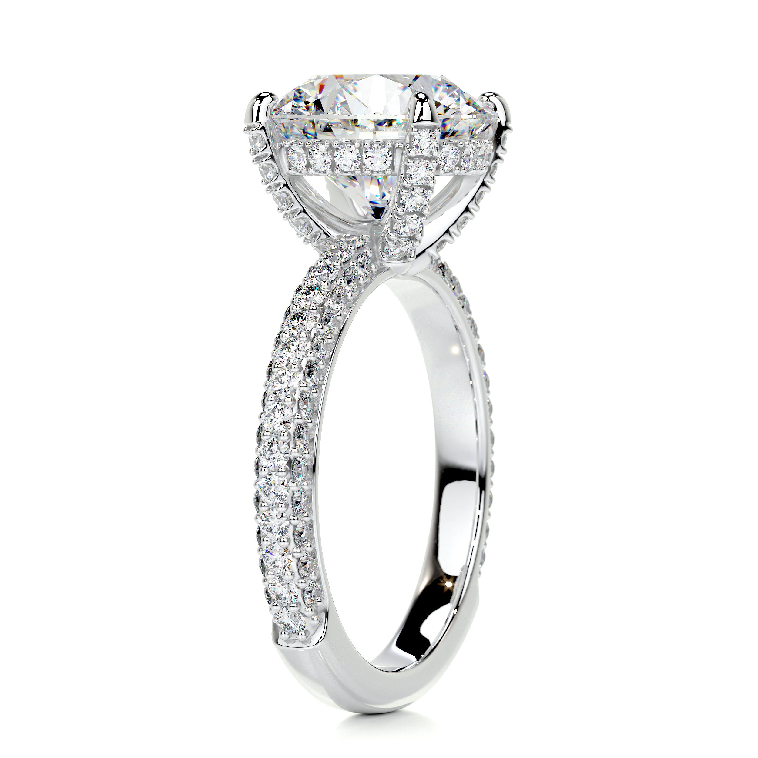Lorena Moissanite & Diamond Ring -Platinum、mySite、hinf8tx79