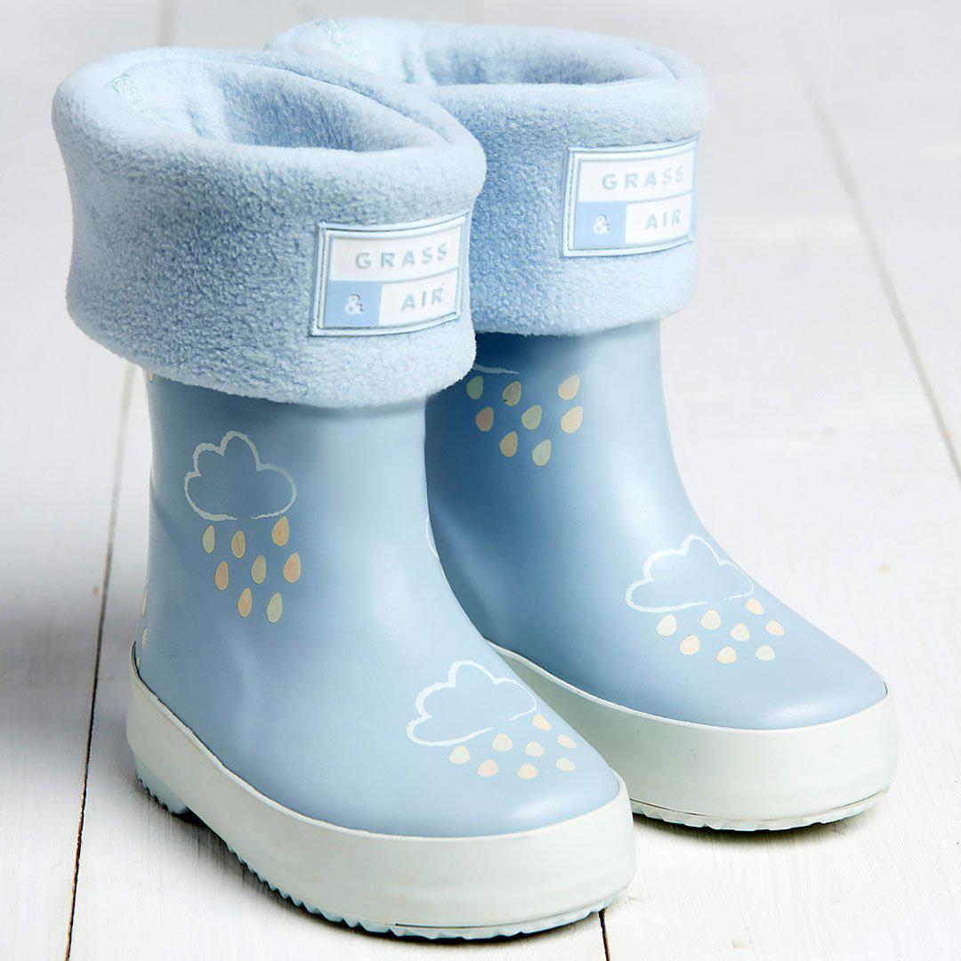  Grass & Air Wellie Socks - Baby Blue、mySite、merchandisen