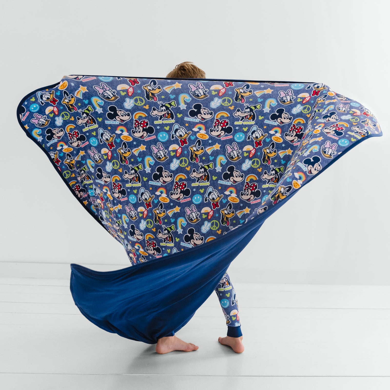 Navy Disney Mickey's Clubhouse Large Cloud Blanket®、mySite、g9winljtr