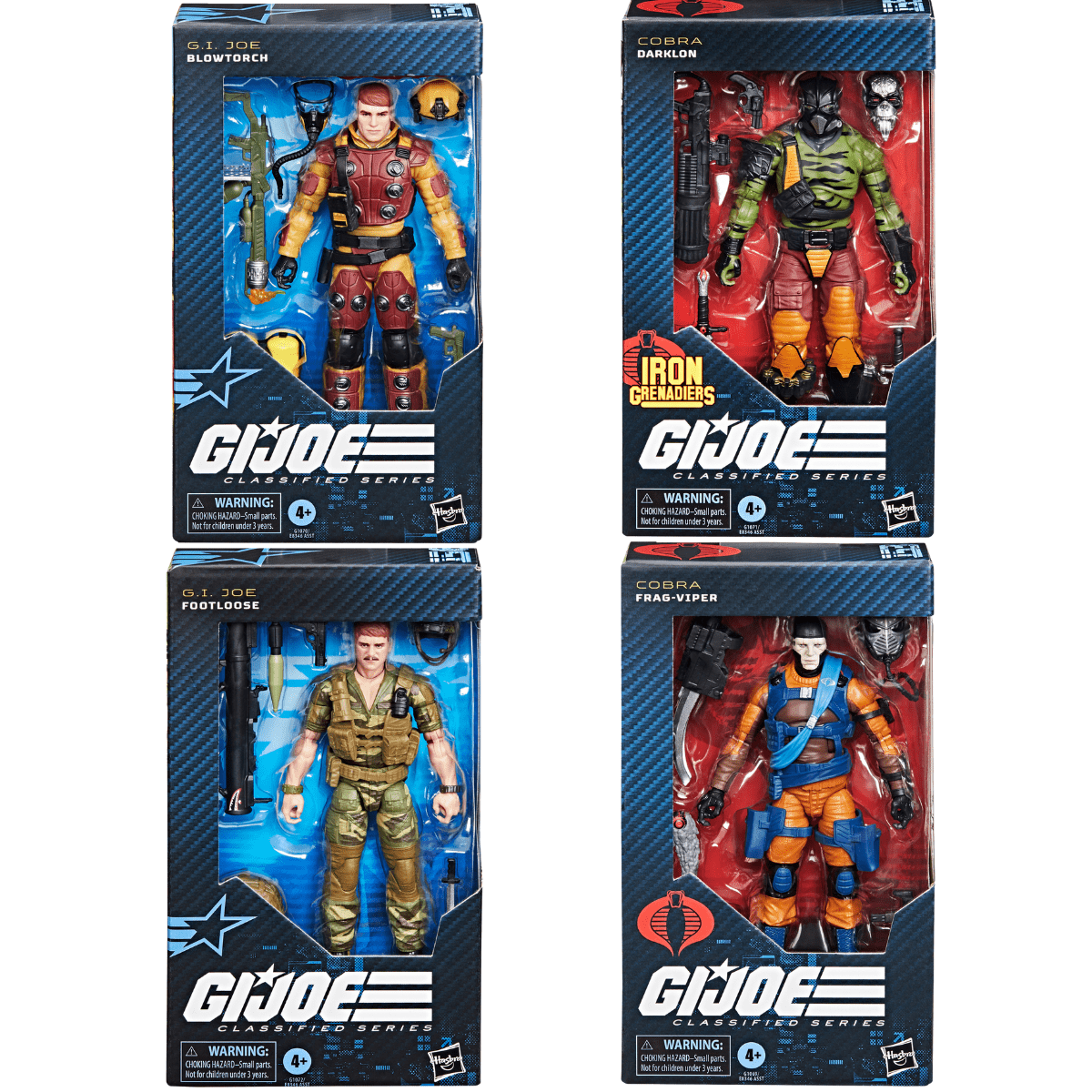 G.I. Joe Classified Series 2025 Wave 2 COMPLETE SET OF 4、mySite、hgirdovlk
