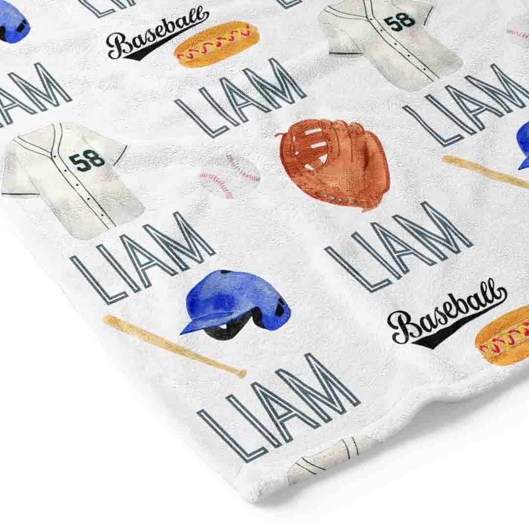  Homerun Personalized Toddler Blanket、mySite、layawaytickets