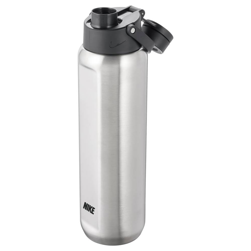 Nike Stainless Steel Recharge Chug Bottle 24 oz. (Steel/Black)