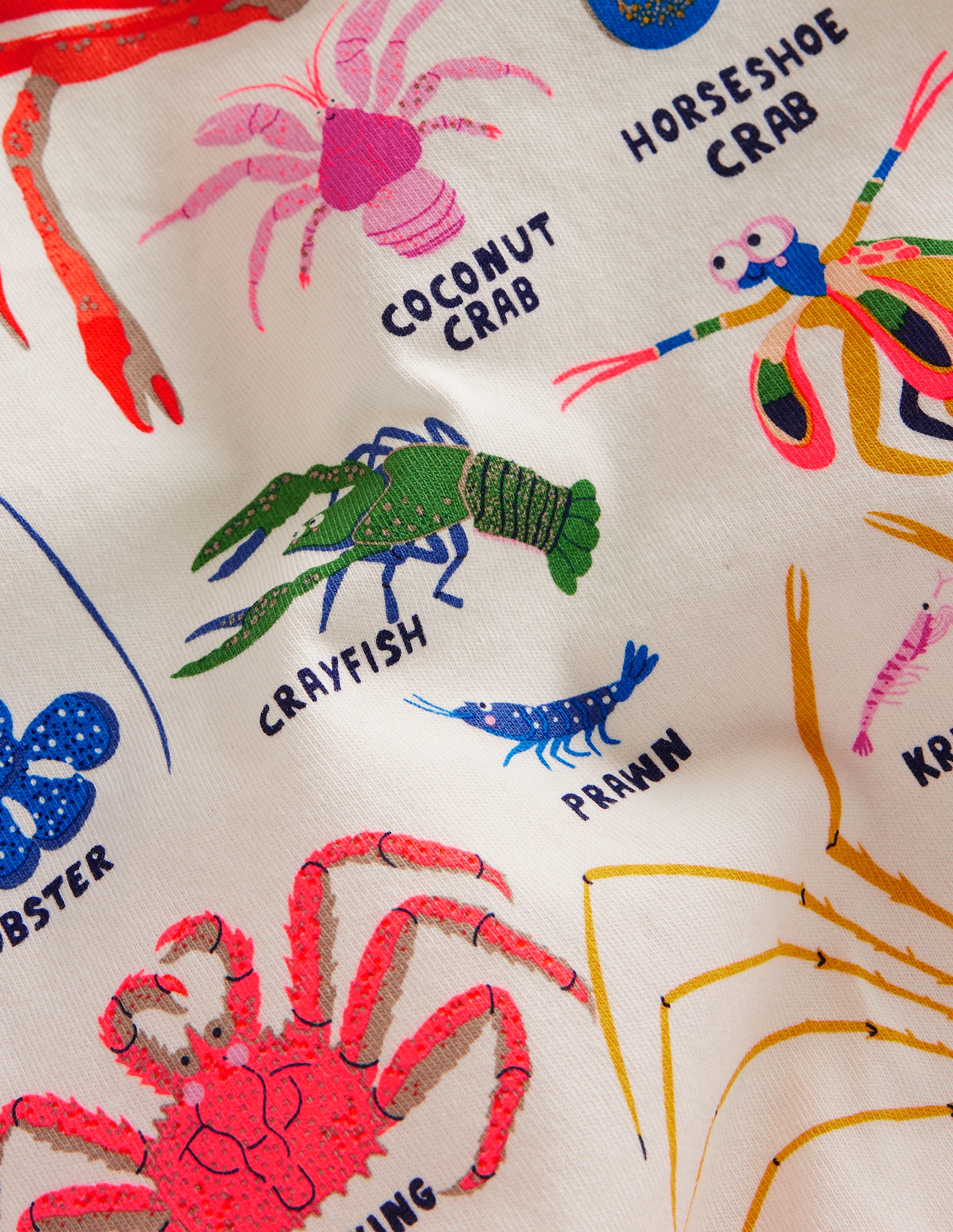  Printed Educational T-shirt-Ivory Crustaceans、mySite、ashleygrahame