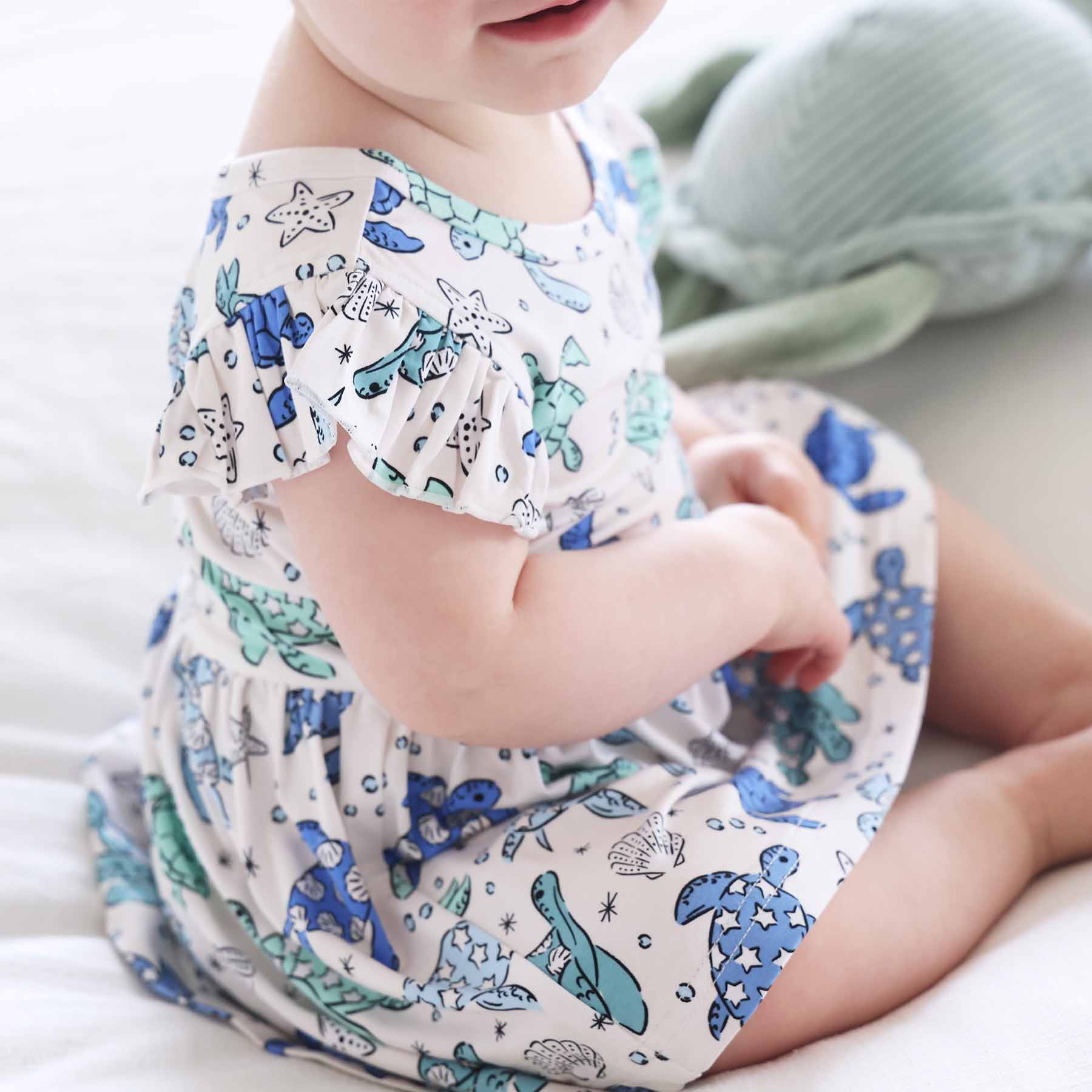  Sleeveless Twirl Bodysuit | Sea Turtle Splash、mySite、layawaytickets