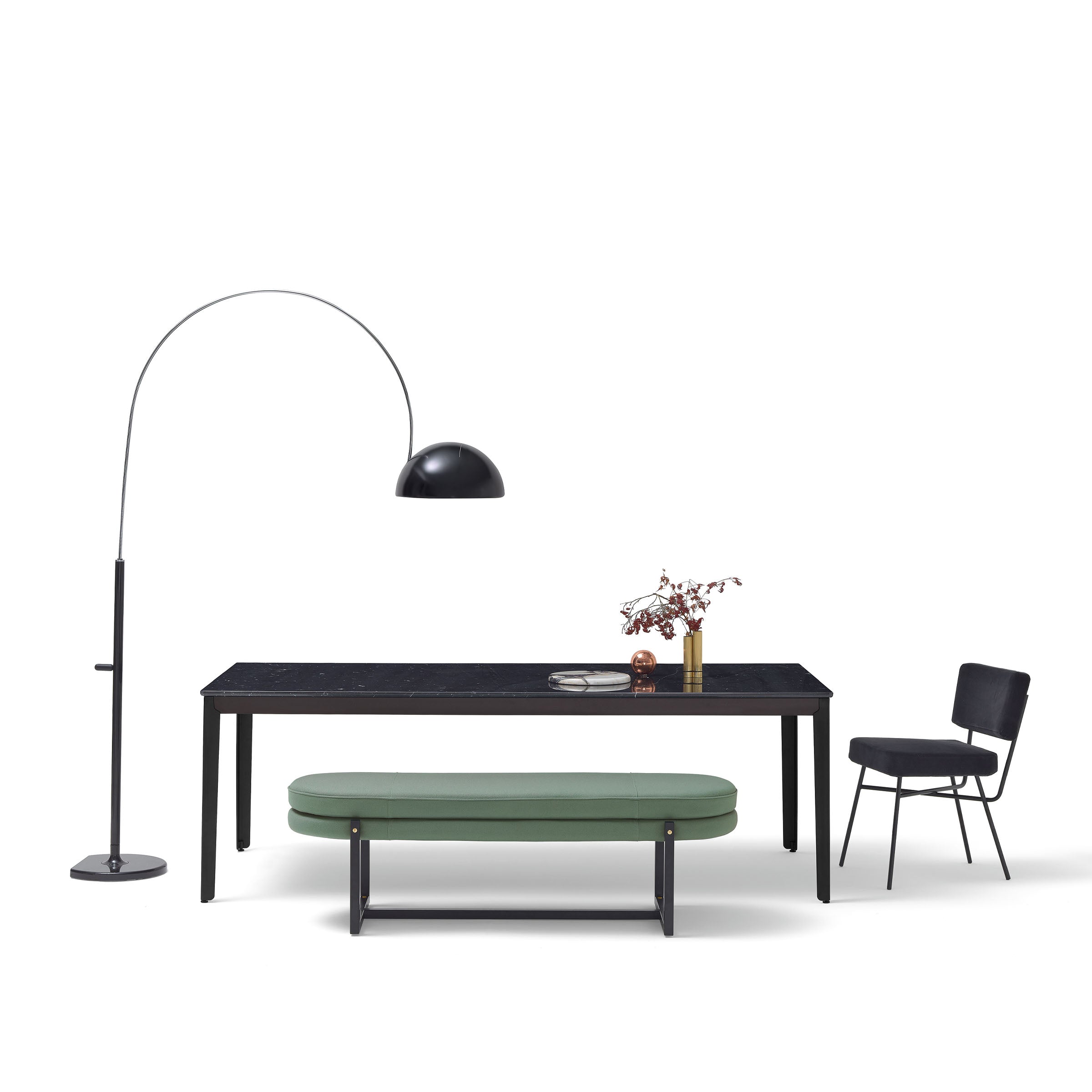 Bench SIGMUND by Studio Asa茂 for Arflex、mySite、neckold