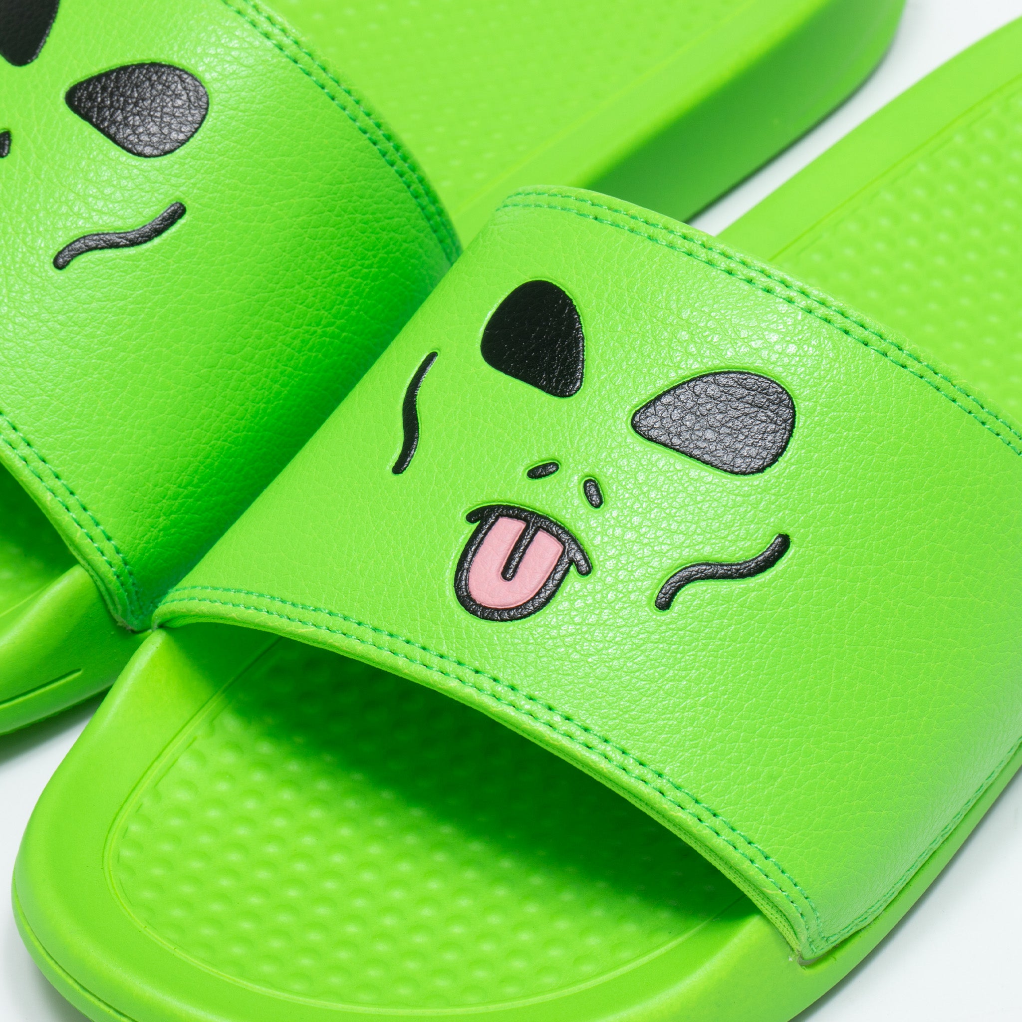 Lord Alien Face Slides (Green)、mySite、merchandisen