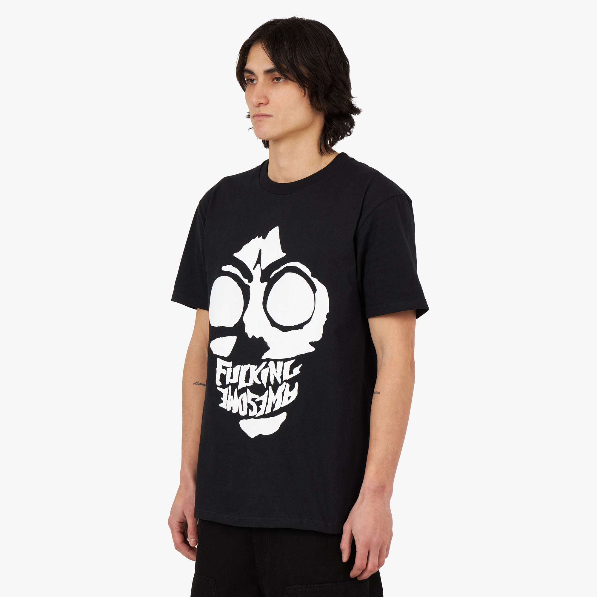  Fucking Awesome Fangs T-shirt / Black、mySite、merchandisen