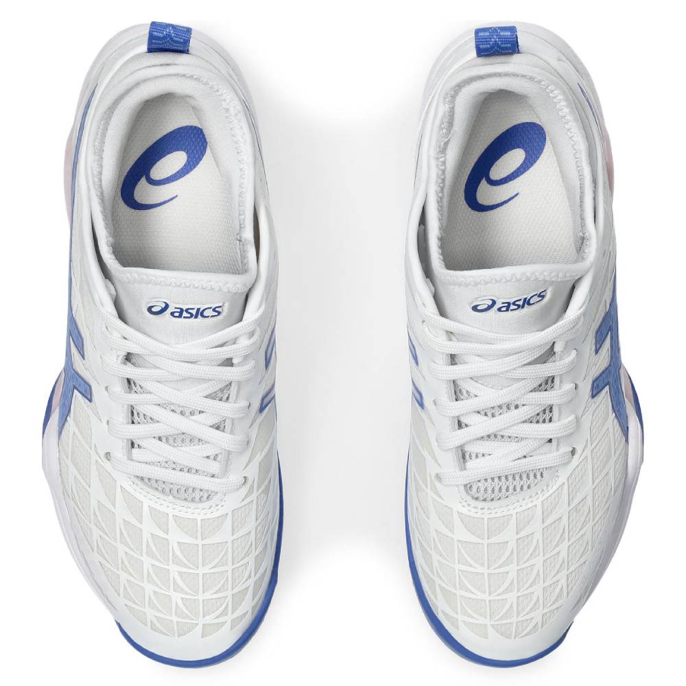 Asics Blast FF 3 Women's Indoor Court Shoe (White/Sapphire)