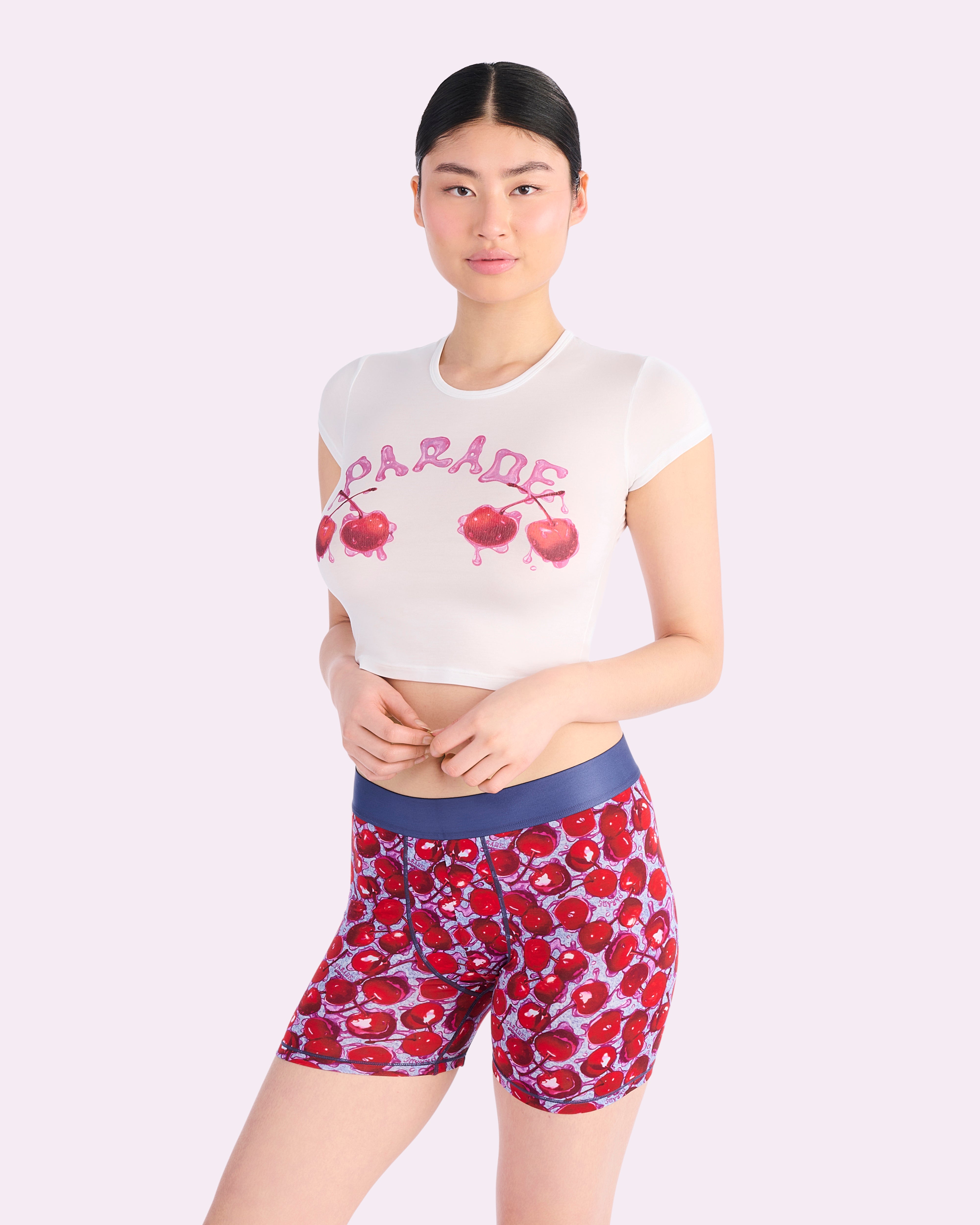 Free Comfort Boxer Brief | New:Cotton (Wet Cherries)、mySite、bengalsvssteelers