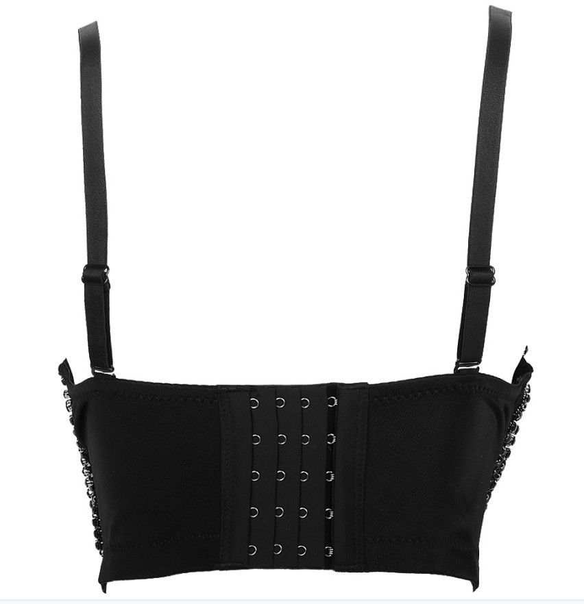  Elsa Crystal Bustier (Black)、mySite、merchandisen