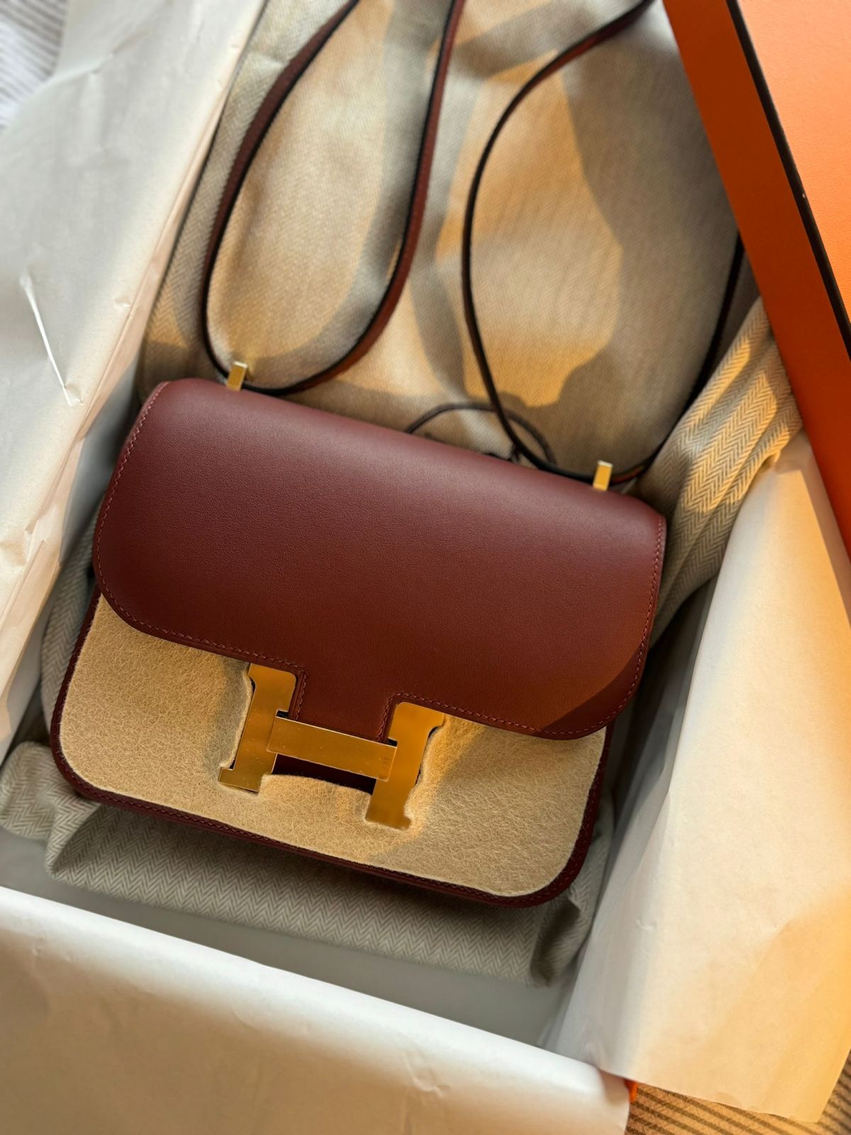 Hermes Constance 18 Rouge H Swift leather GHW、mySite、garminoutage.com