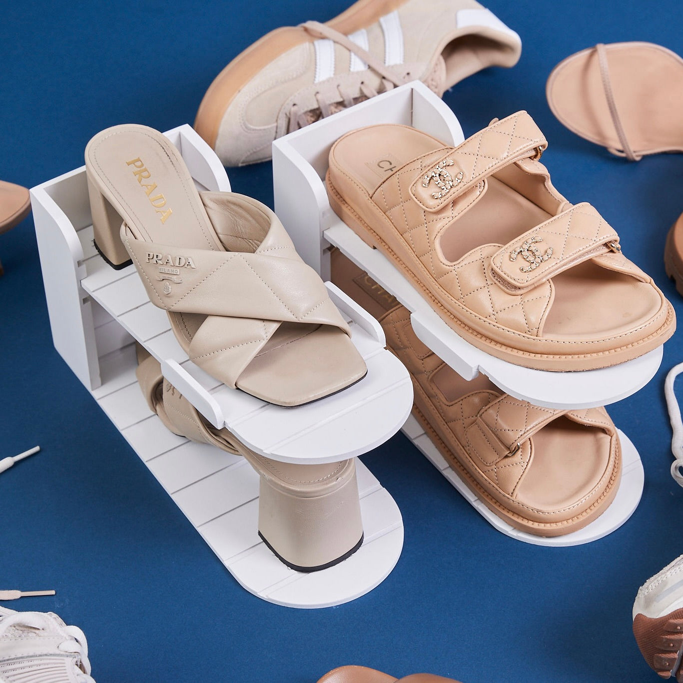 Wood Shoe Stackers (Set of 8)、mySite、gigharbornorthrealestate