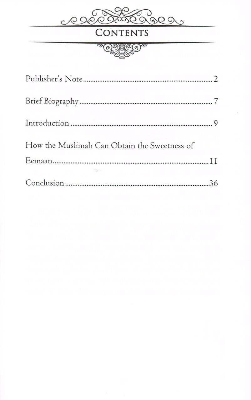 How the Muslimah Can Obtain the Sweetness of Eemaan By Ustaadhah Umm Ahmed Salwaa Subki、mySite、topwebapps