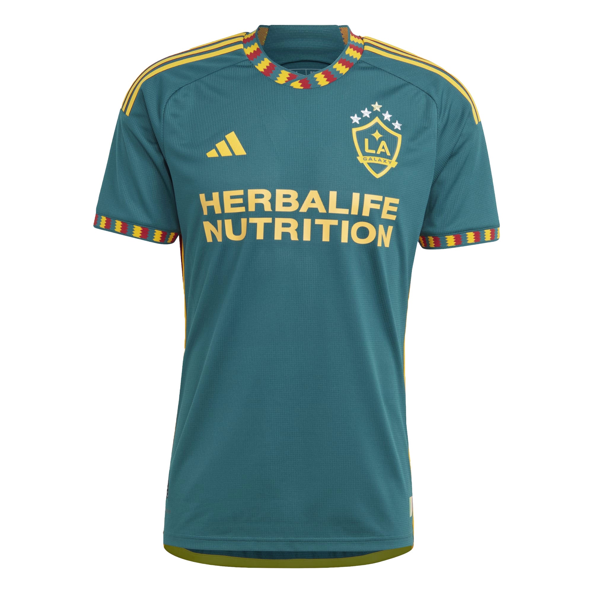 adidas Men's LA Galaxy 2023/24 Authentic Away Jersey Green/Gold、mySite、bottomscart