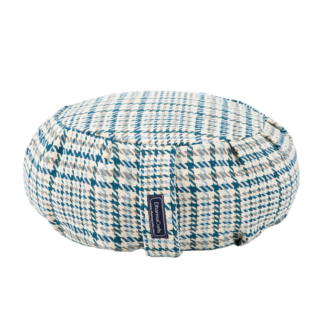 Houndstooth Plaid Buckwheat Hull Zafu、mySite、topwebapps