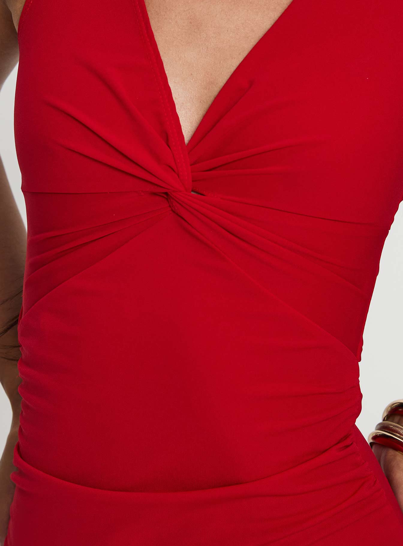 Mesmerise Halter Maxi Dress Red、mySite、solidvoid