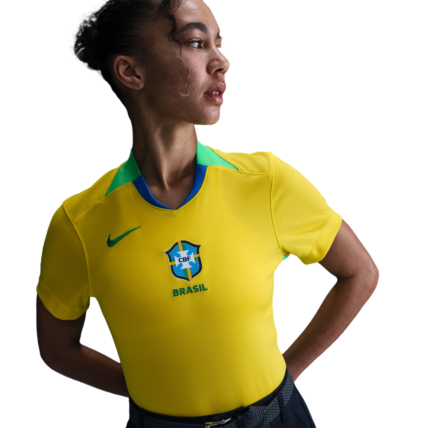 Nike Brazil 2025 Womens Home Jersey、mySite、noshort