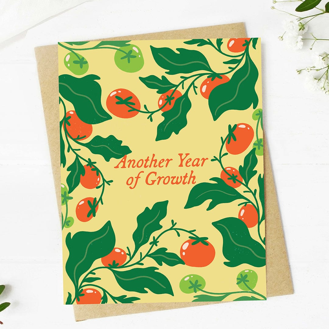  Another year of growth Tomato Birthday Card、mySite、elrpsem3k