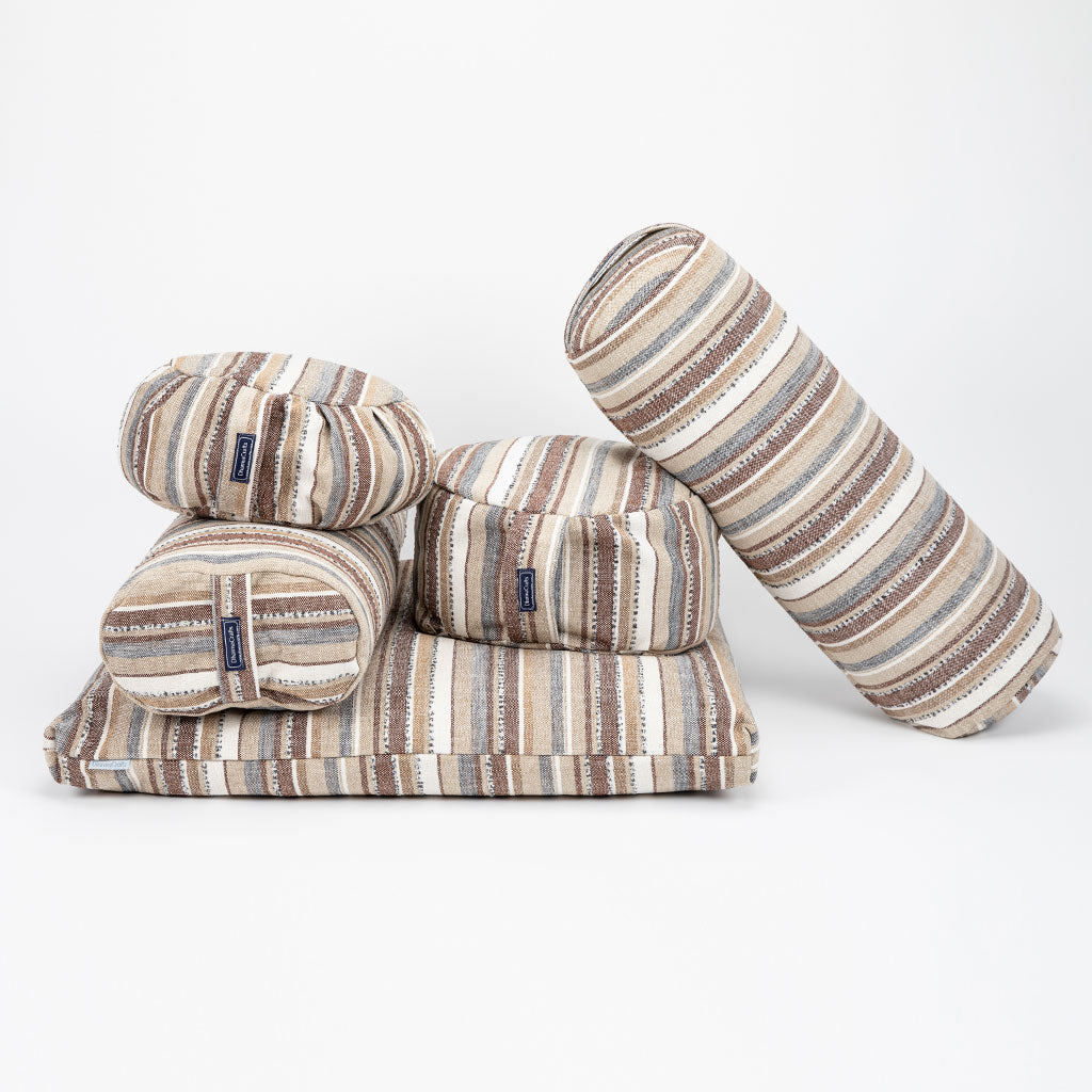 Mineral Stripe Buckwheat Hull Zafu - COVER ONLY、mySite、topwebapps