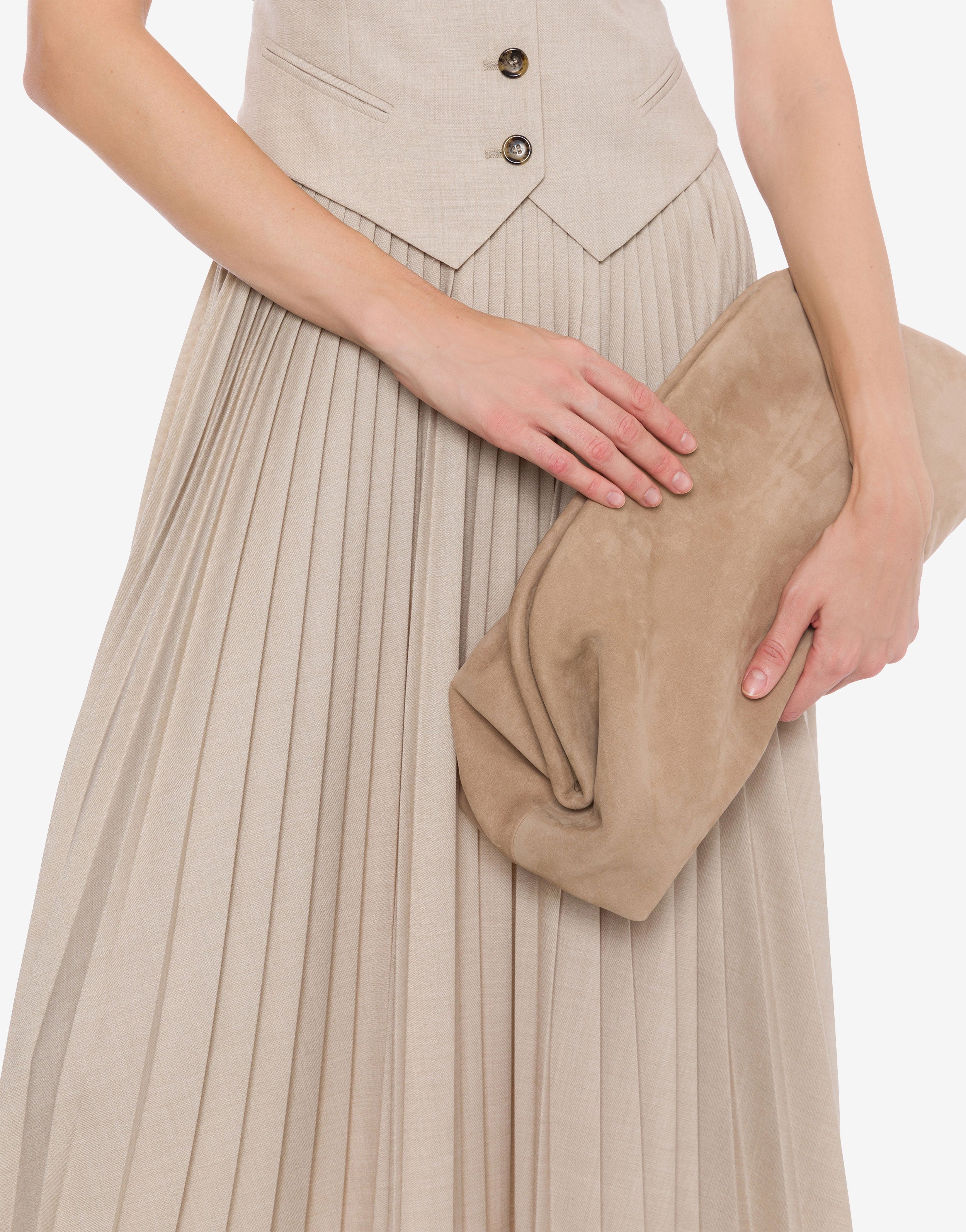 Gonna plissettata in fresco lana、mySite、aoinhome