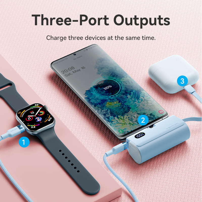 Vention 4800mAh Power Bank 22.5W、mySite、fannypackpong