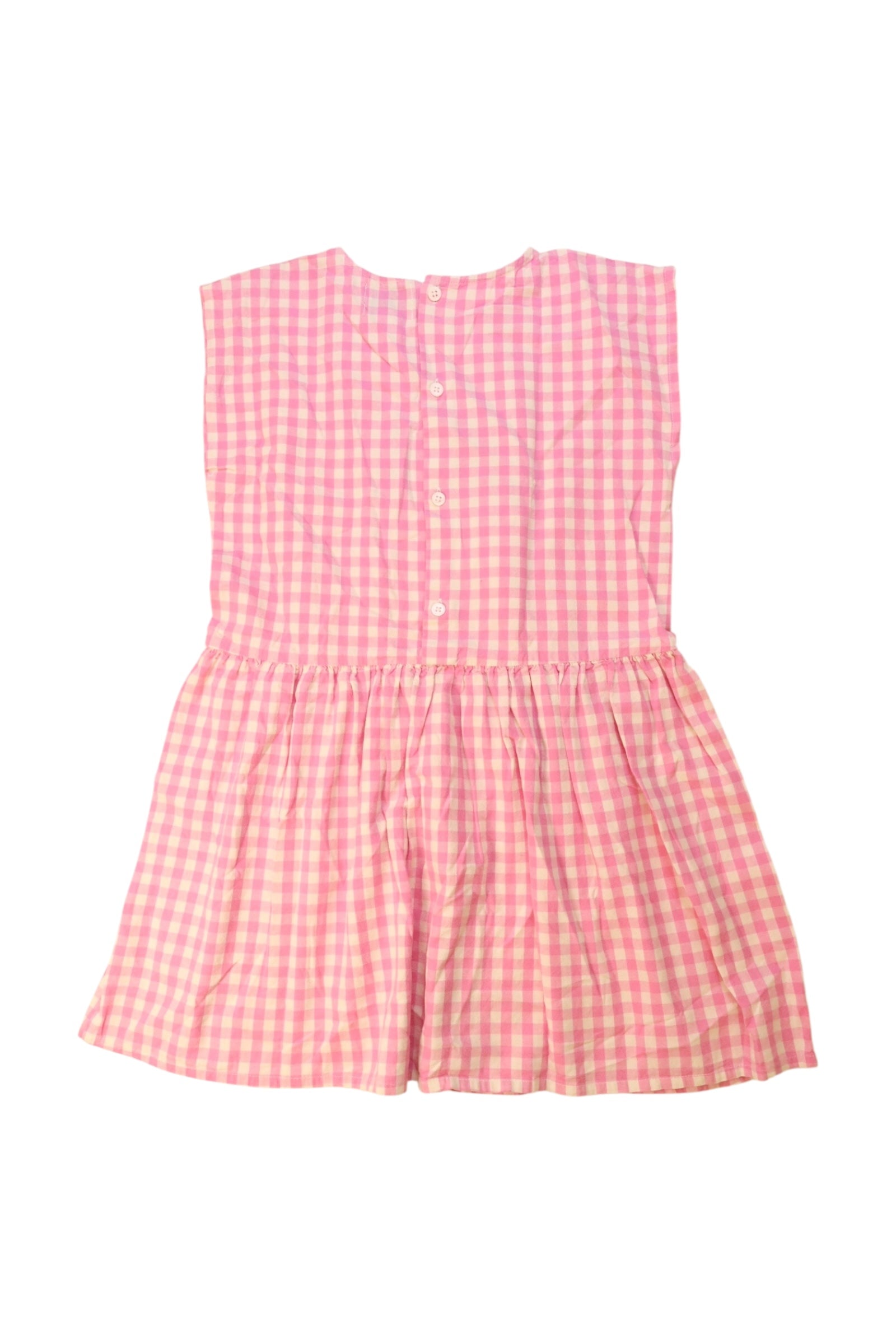 Wander & Wonder Checkered Dress With Boots Motif Size 11-12Y、mySite、g9winljtr