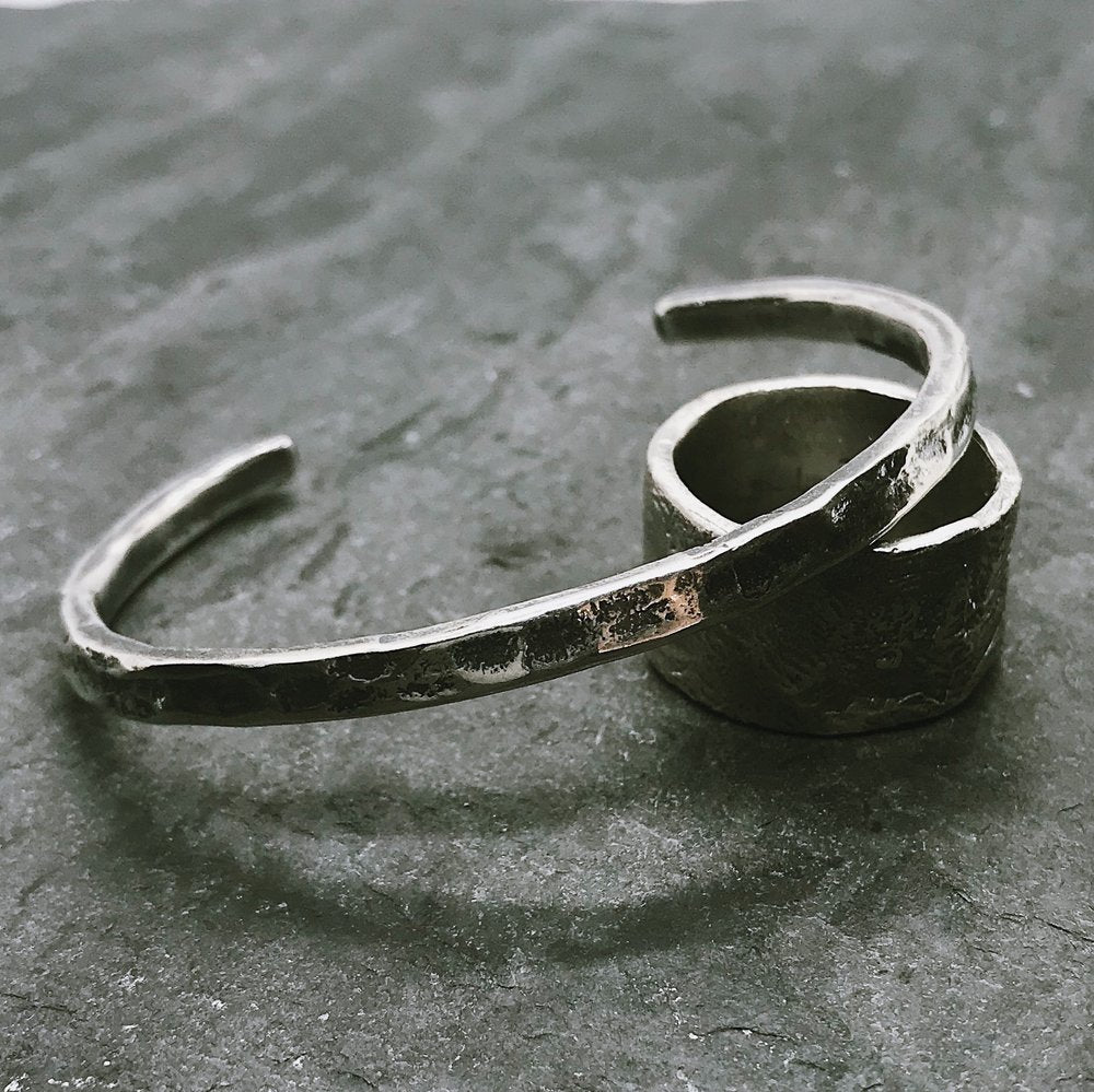 Hammered Silver Cuff、mySite、merchandisen