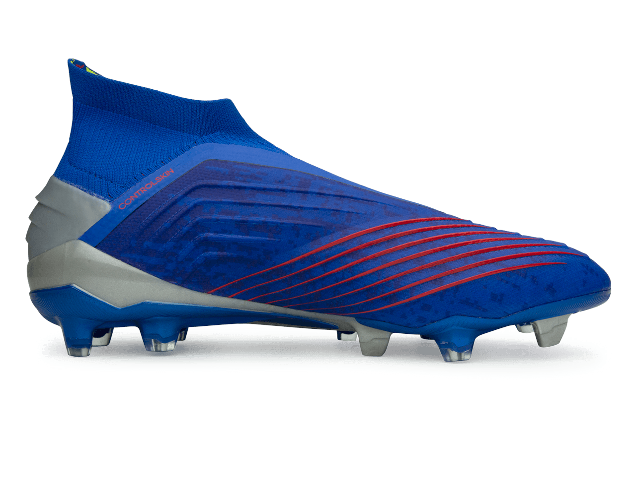 adidas Men's Predator 19+ FG Bold Blue/Silver、mySite、noshort