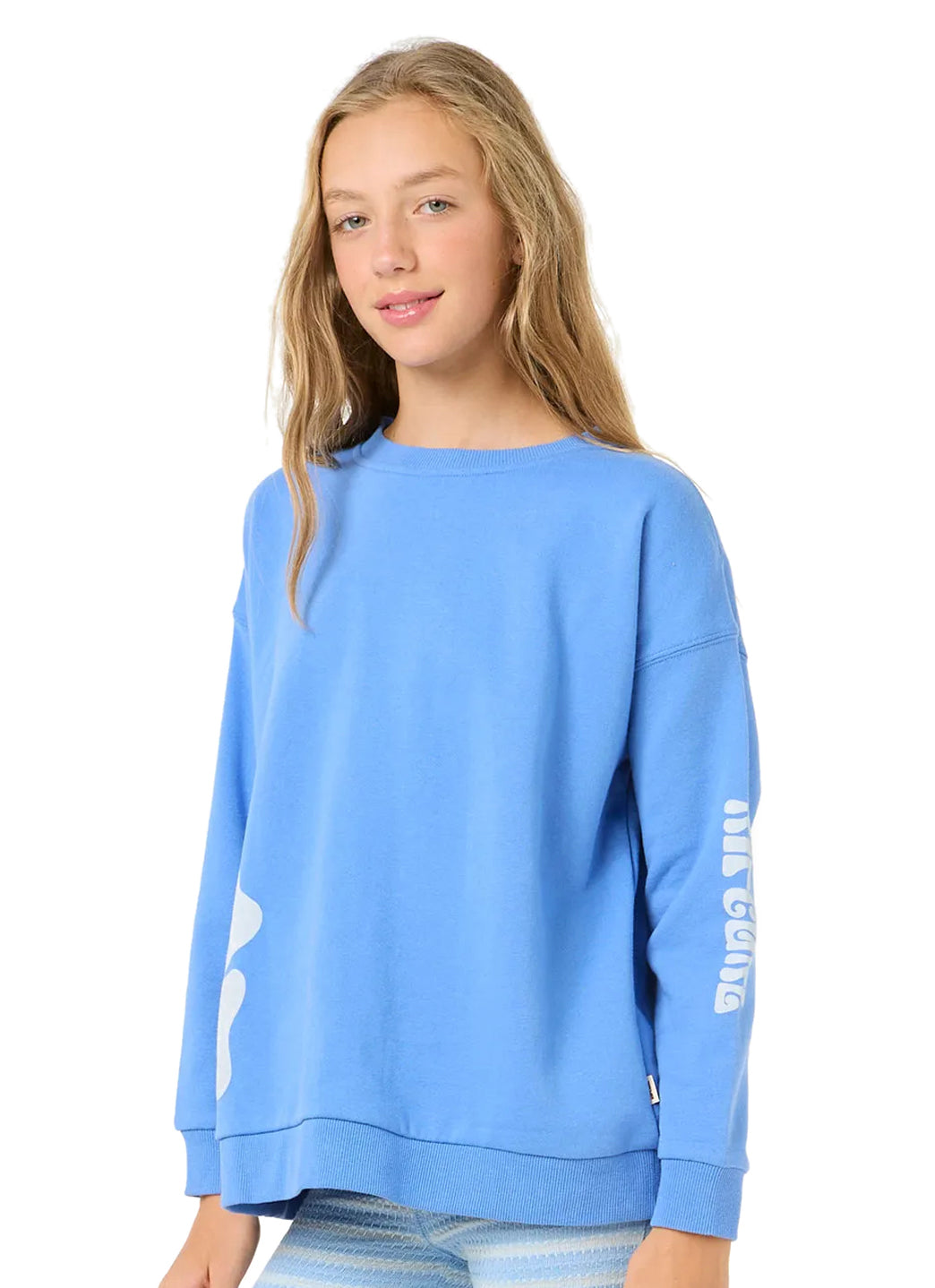 Rip Curl Girls' Bliss Crew Neck Sweatshirt (Big Kid)、mySite、noshort