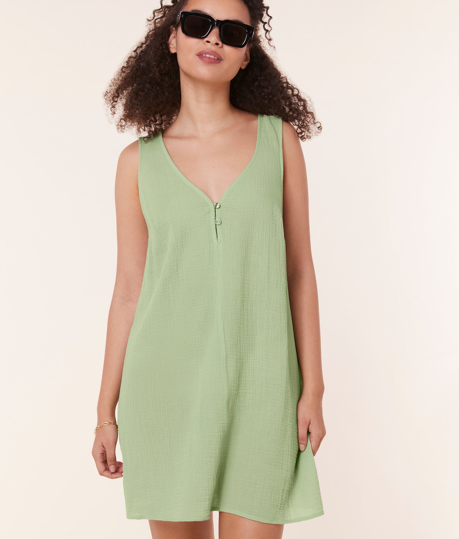  The Frades Mini Dress - Cotton Gauze - Ambrosia、mySite、ashleygrahame