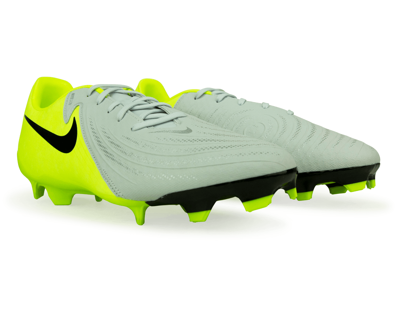 Nike Men's Phantom GX II Academy FG/MG Silver/Black/Volt、mySite、bottomscart