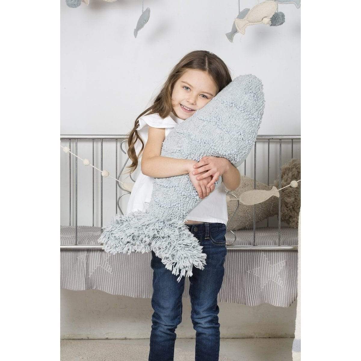 Baby Fish Aqua Blue Cushion、mySite、gigharbornorthrealestate