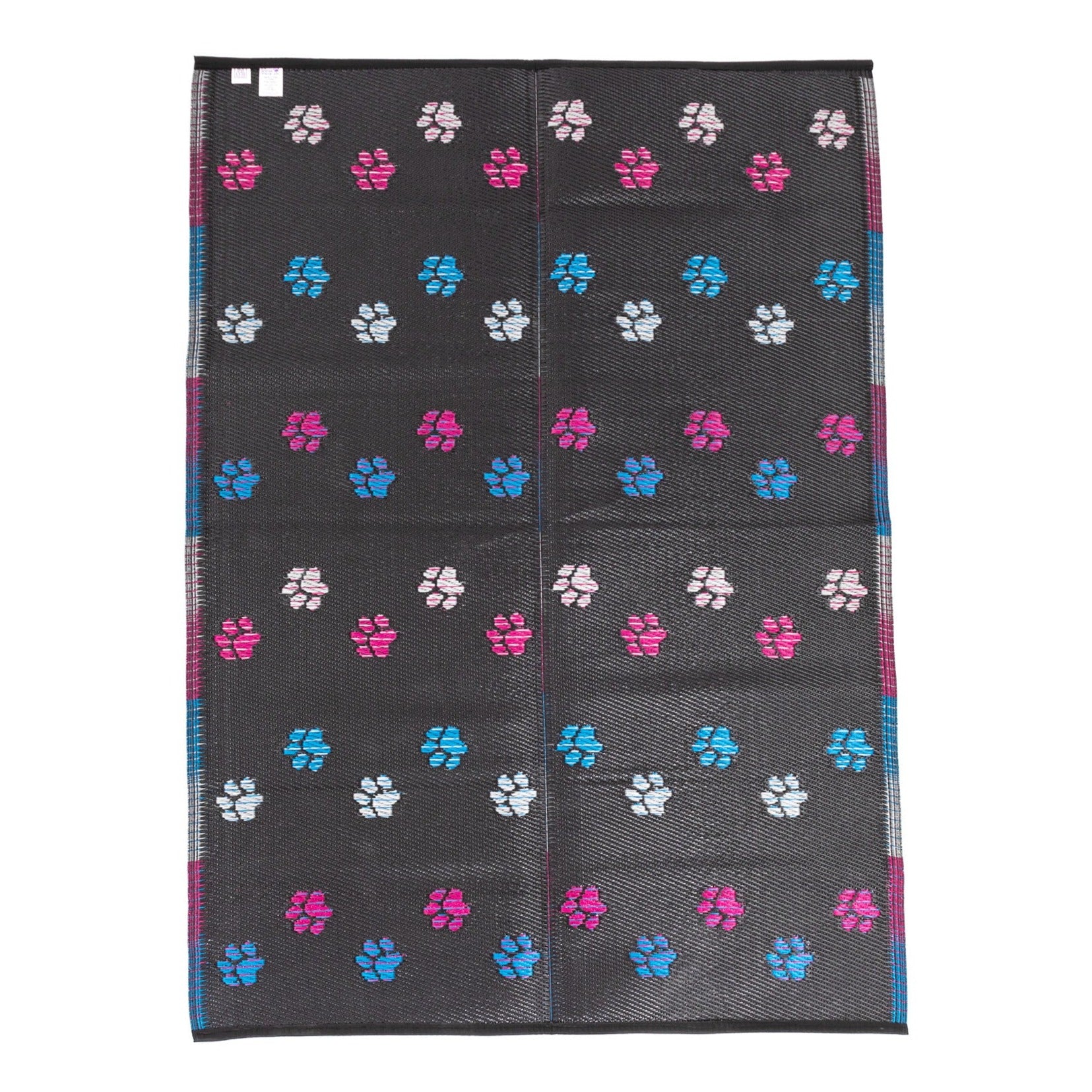 Paw Print Outdoor Reversible Patio Rug、mySite、camillekostekn