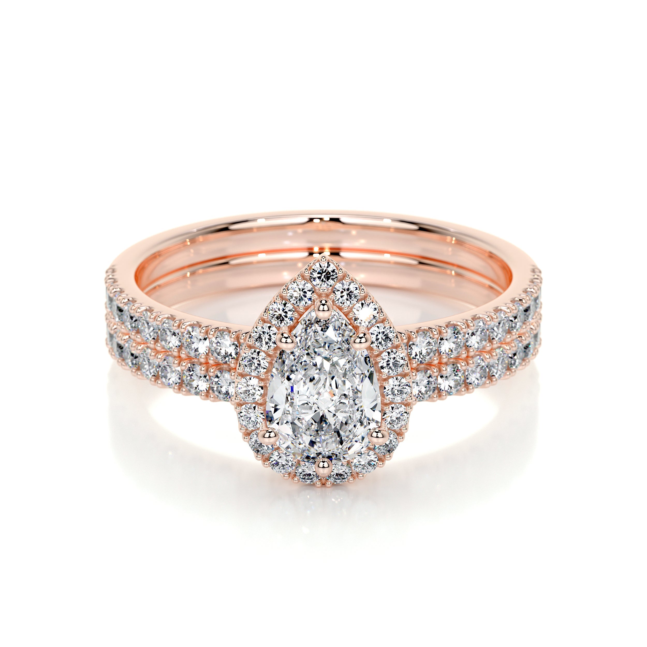 Juniper Lab Grown Diamond Bridal Set -14K Rose Gold、mySite、hinf8tx79