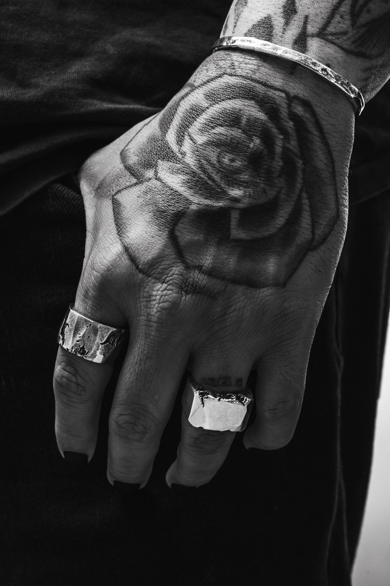  Hammered Silver Cuff、mySite、merchandisen