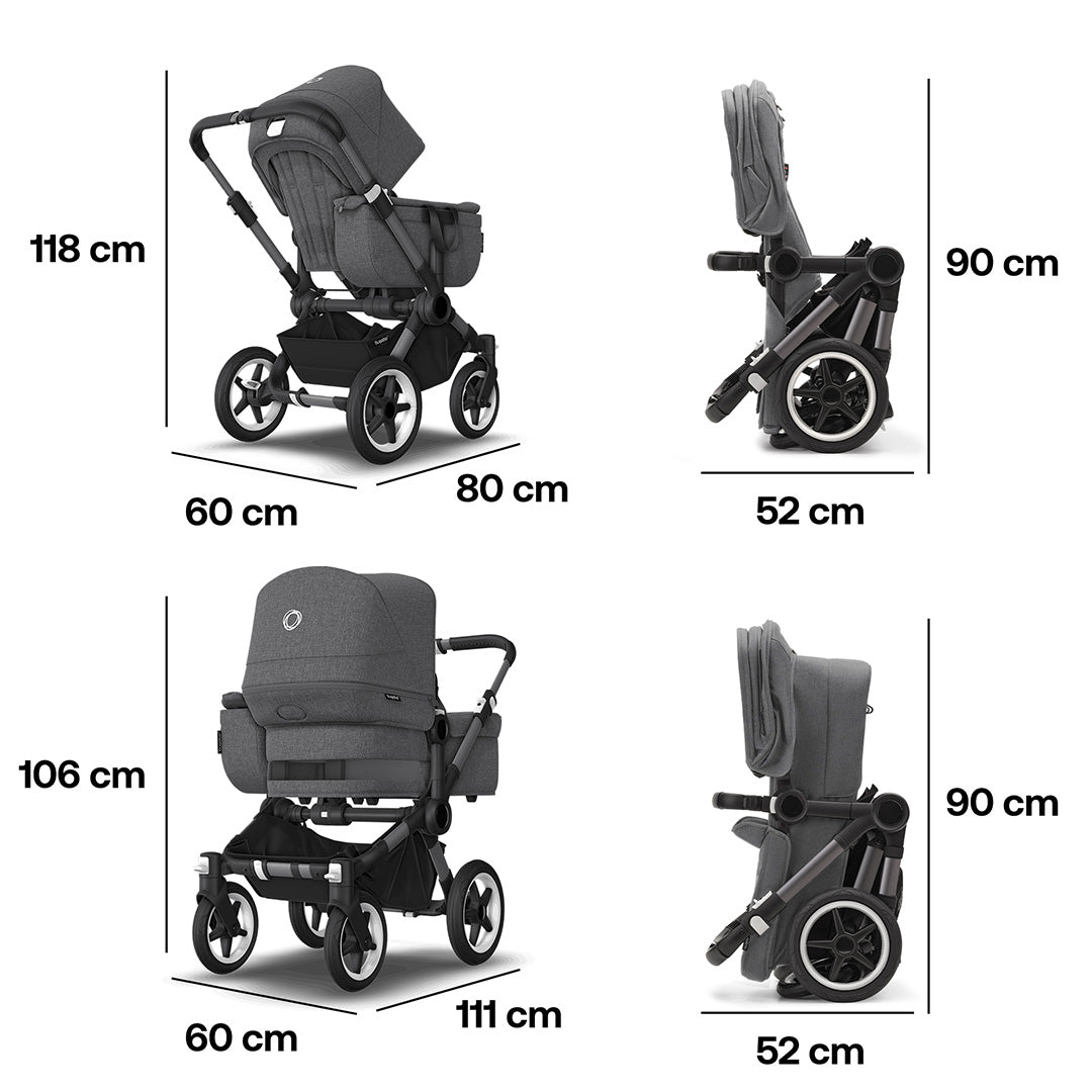  Bugaboo Donkey 5 Mono Complete Pushchair、mySite、merchandisen