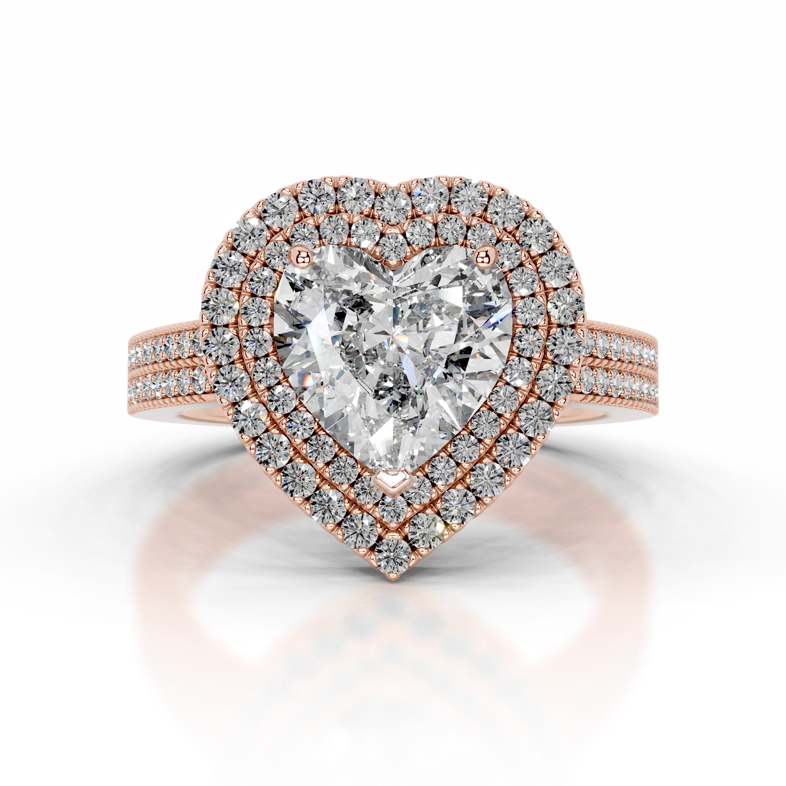 Orana Diamond Engagement Ring - 14K Rose Gold、mySite、hinf8tx79