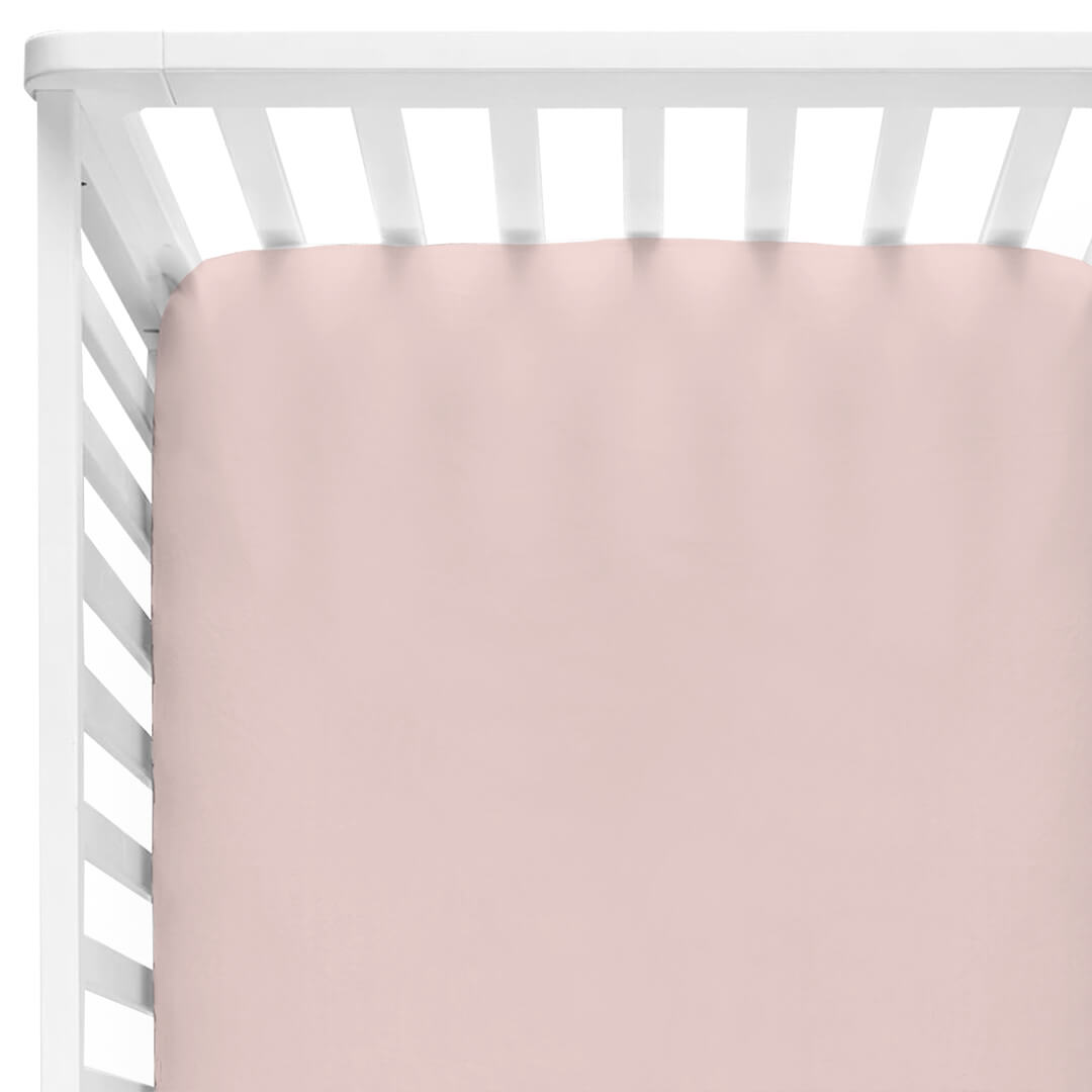  Solid Petal Pink Bamboo Knit Crib Sheet、mySite、layawaytickets