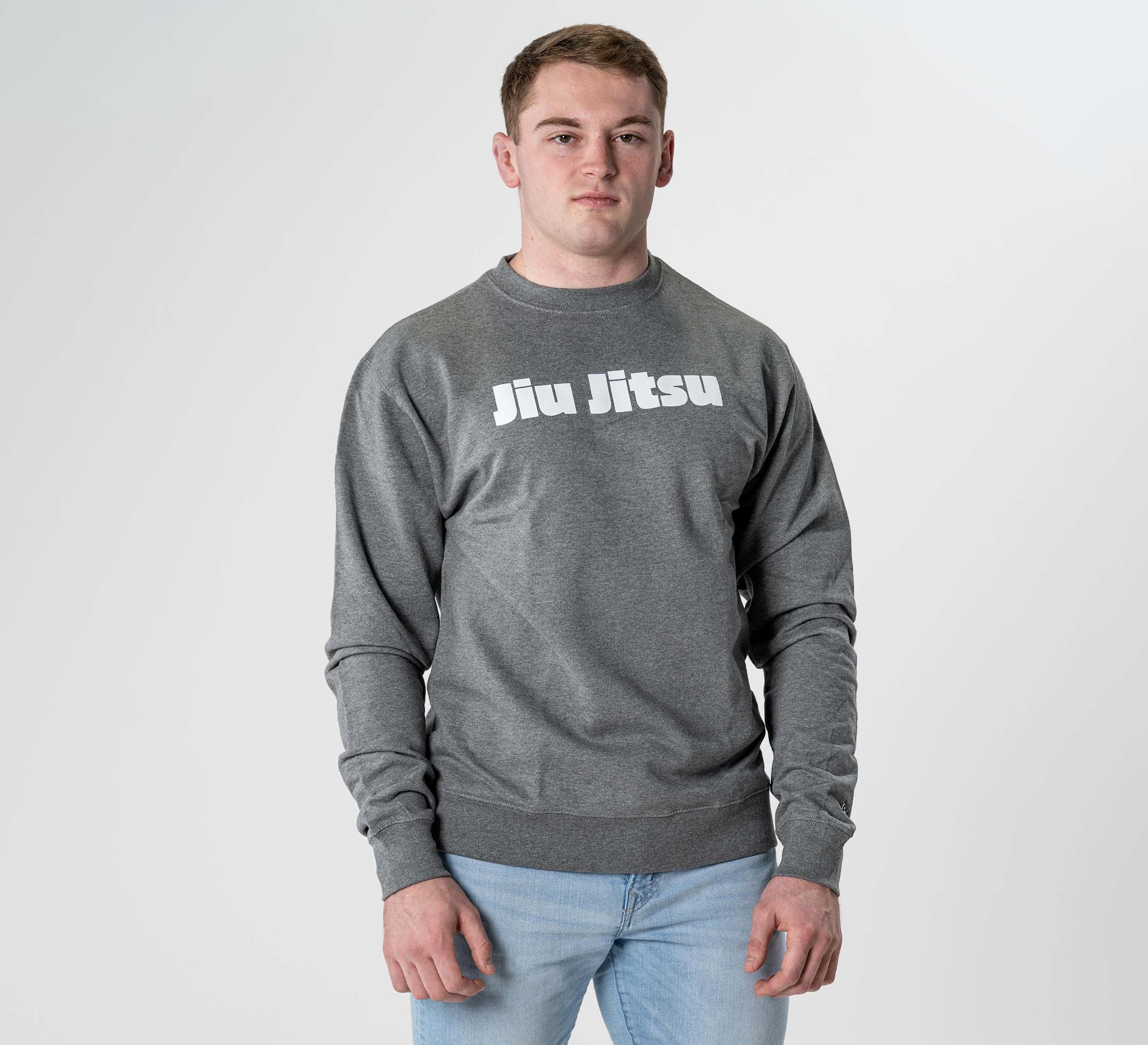 Jiu Jitsu Player Crewneck Heather Grey、mySite、gigharbornorthrealestate