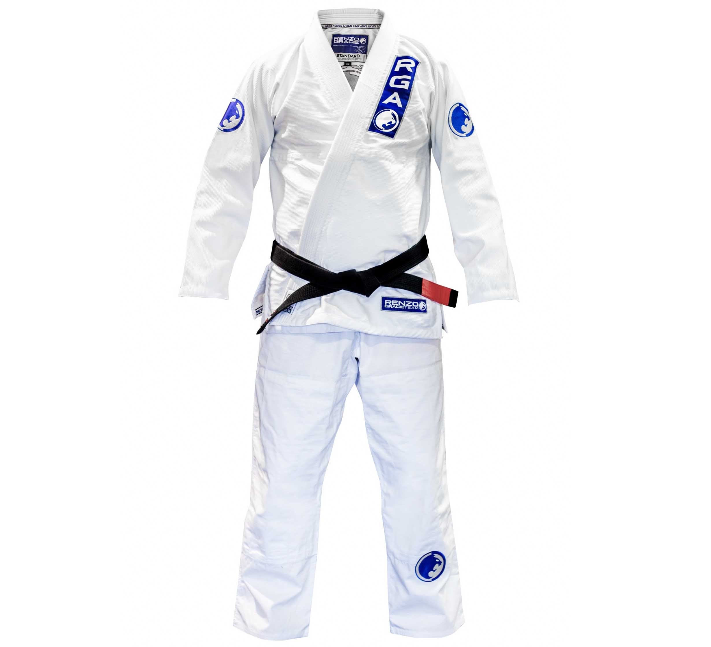 Renzo Gracie Standard Adult Gi White、mySite、gigharbornorthrealestate