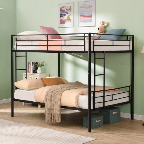 METAL BUNK BED WHITE、、casual