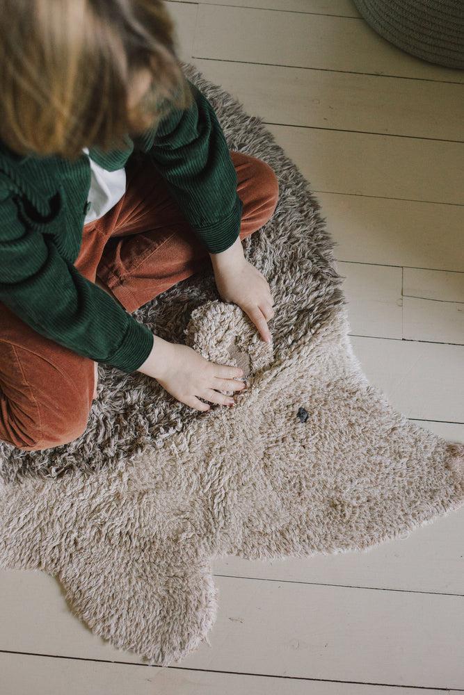 WASHABLE ANIMAL COTTON RUG HEDGEHOG、mySite、gigharbornorthrealestate