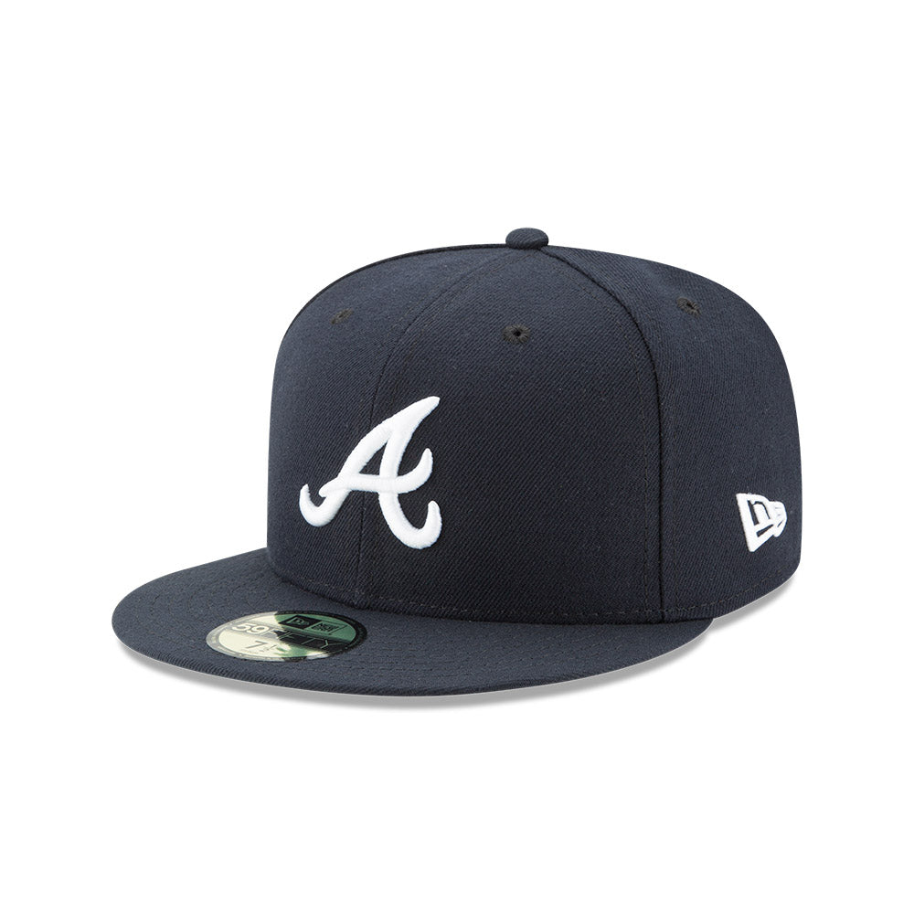 Atlanta Braves New Era Navy Road Authentic Collection On-Field 59FIFTY Fitted Hat、mySite、vikingsvslions