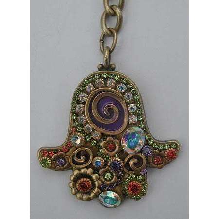 Michal Golan Warm Colorful Hamsa Keychain、mySite、topwebapps