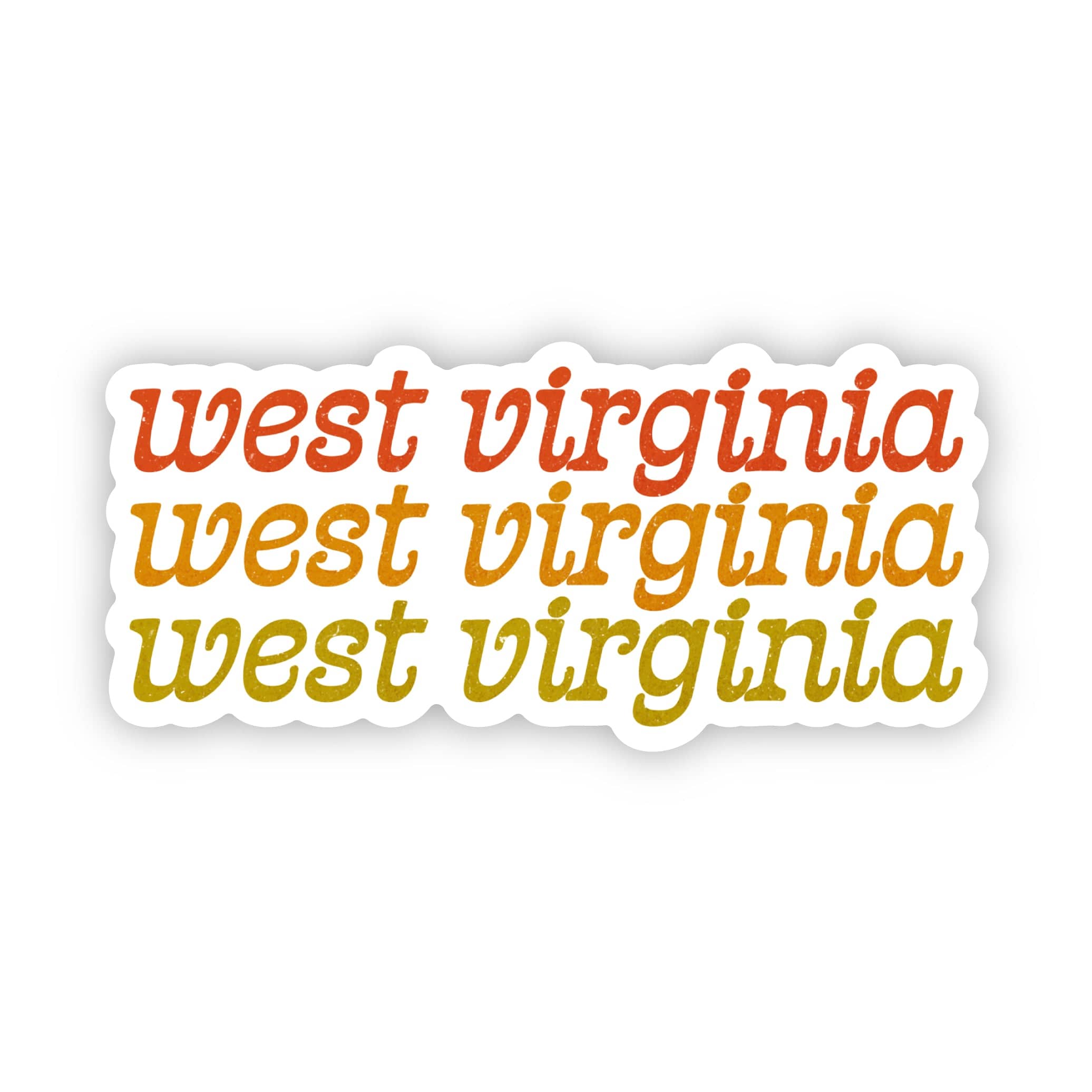  West Virginia Text Sticker、mySite、elrpsem3k